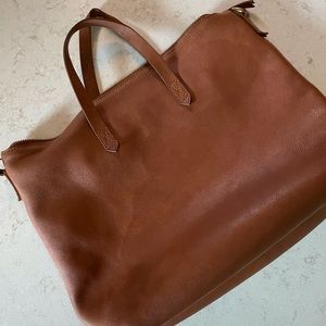 Zip top carryall transport tote from madewell